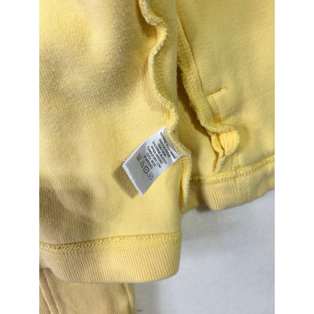 Lady Hathaway Womens Large Yellow Full Zip‎ Mock Neck Knit Jacket Pockets L/G - Picture 4 of 5